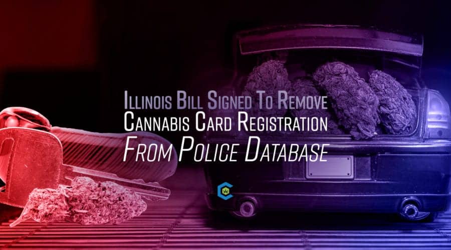 Illinois Governor Signs Sweeping Bill to Remove Medical Cannabis Cards From Police Database