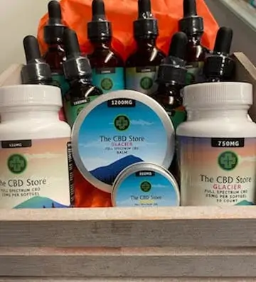 CBD store in Pekin, Illinois selling cbd oil products.