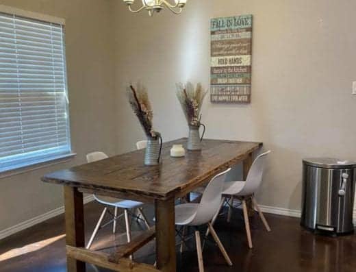 Fat Guys Wooden Table