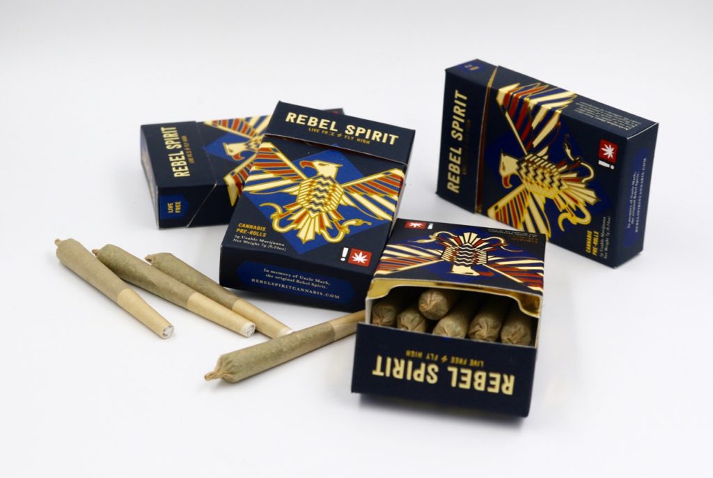 Rebel Spirit Cannabis Pre Rolls