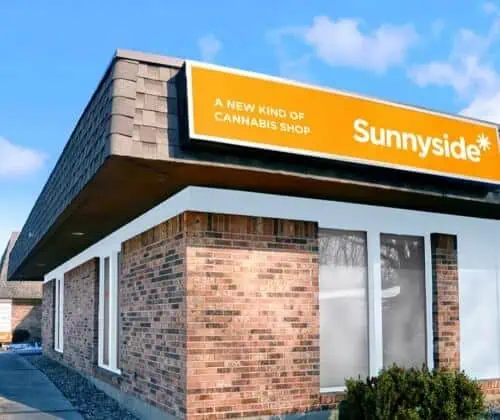 Sunnyside Cannabis Dispensary Storefront in Champaign, IL 