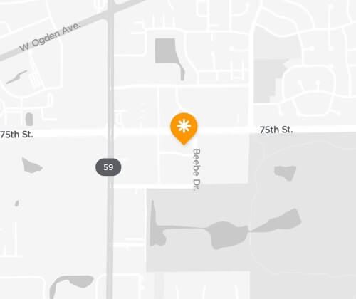 Sunnyside Cannabis Dispensary map location- Naperville
2740 W 75th St.,
Naperville, IL, 60564