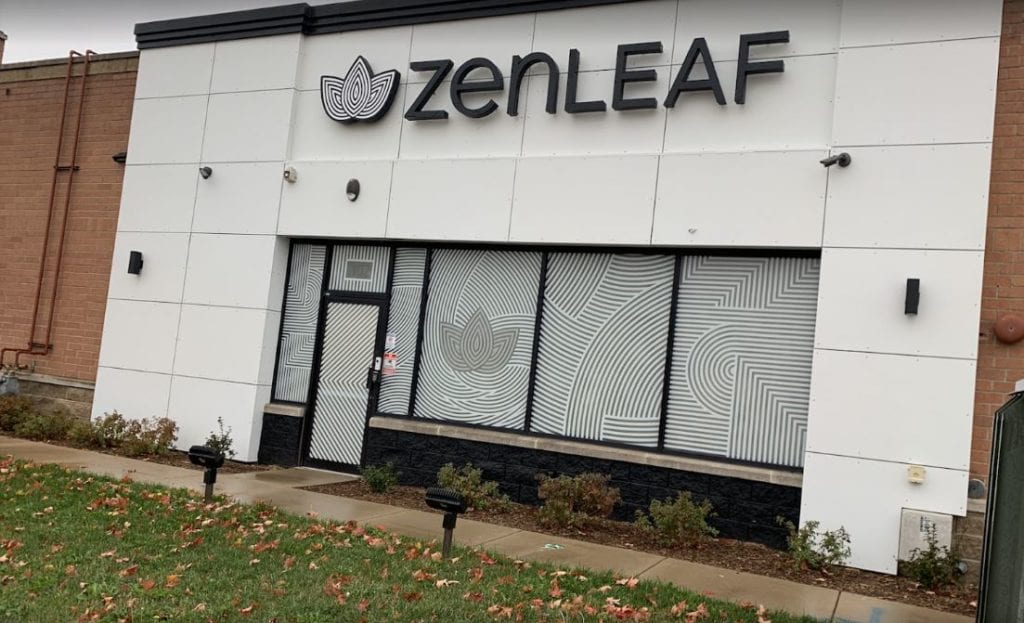 Zen Leaf Aurora cannabis dispensary in Illinois