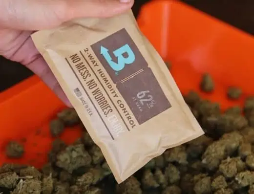 Boveda Pack in an Orange Container
