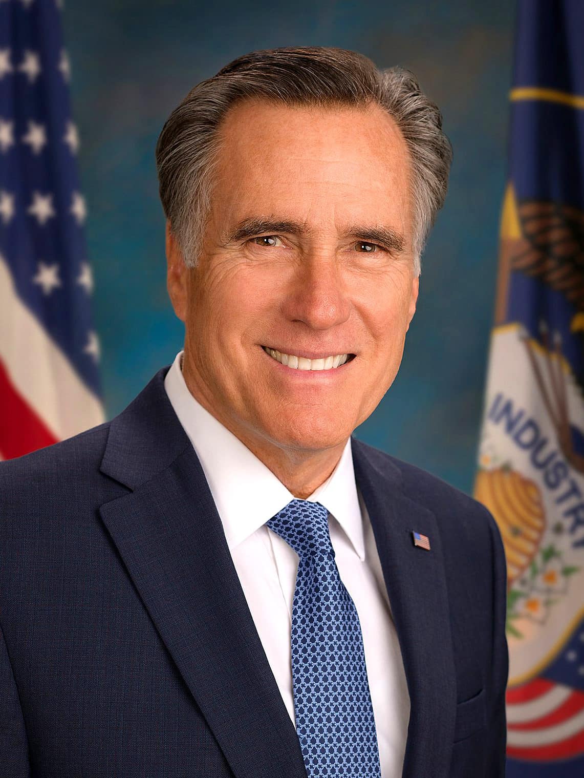 1200px Mitt Romney official US Senate portrait edited