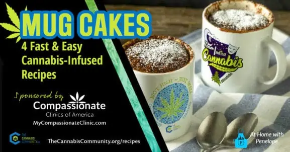 4 fast and easy ways to make cannabis infused mug cakes
