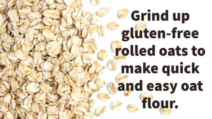 How to make gluten free oat flour