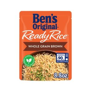 Ben's original ready rice whole grain brown 8 8 oz.