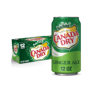 Canadian dry ginger ale 12 oz can.
