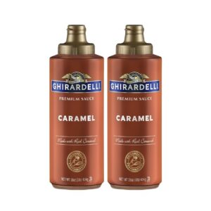 Ghirardelli Caramel Flavored Sauce 16 oz. Squeeze Bottle (Pack of 2)