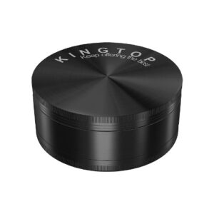 KINGTOP Spice Grinder Large 3.0 Inch Black