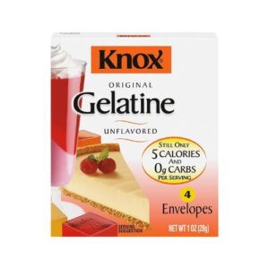 Knox original gelatine envelopes.