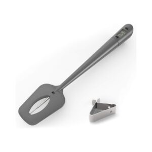 Silicon Grey Chocolate Spatula with Thermometer Built in