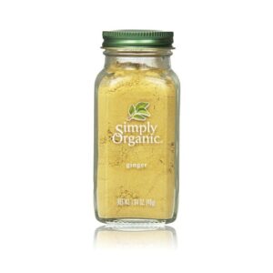 Simply Organic Ground Ginger Root, 1.64 Ounce, Non ETO, Non Irradiated, Non GMO