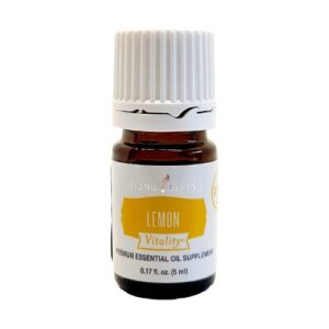 Young Living Vitality Lemon Essential Oil 5ml - 100% Pure, Zesty and Refreshing Citrus Flavor for Culinary Delights