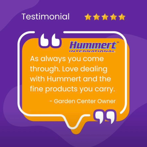 Hummert International Customer Review Graphic.
