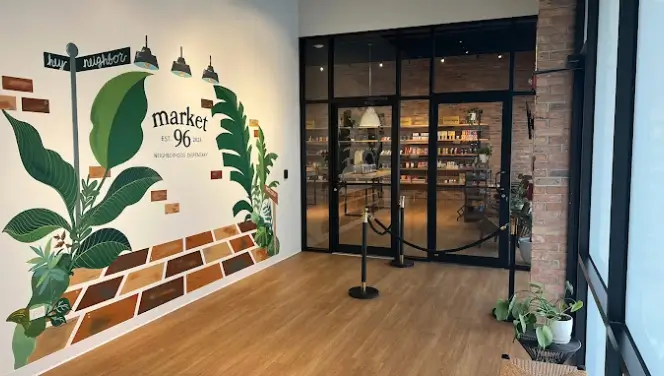 Market 96 neighborhood Dispensary front doorway entrance