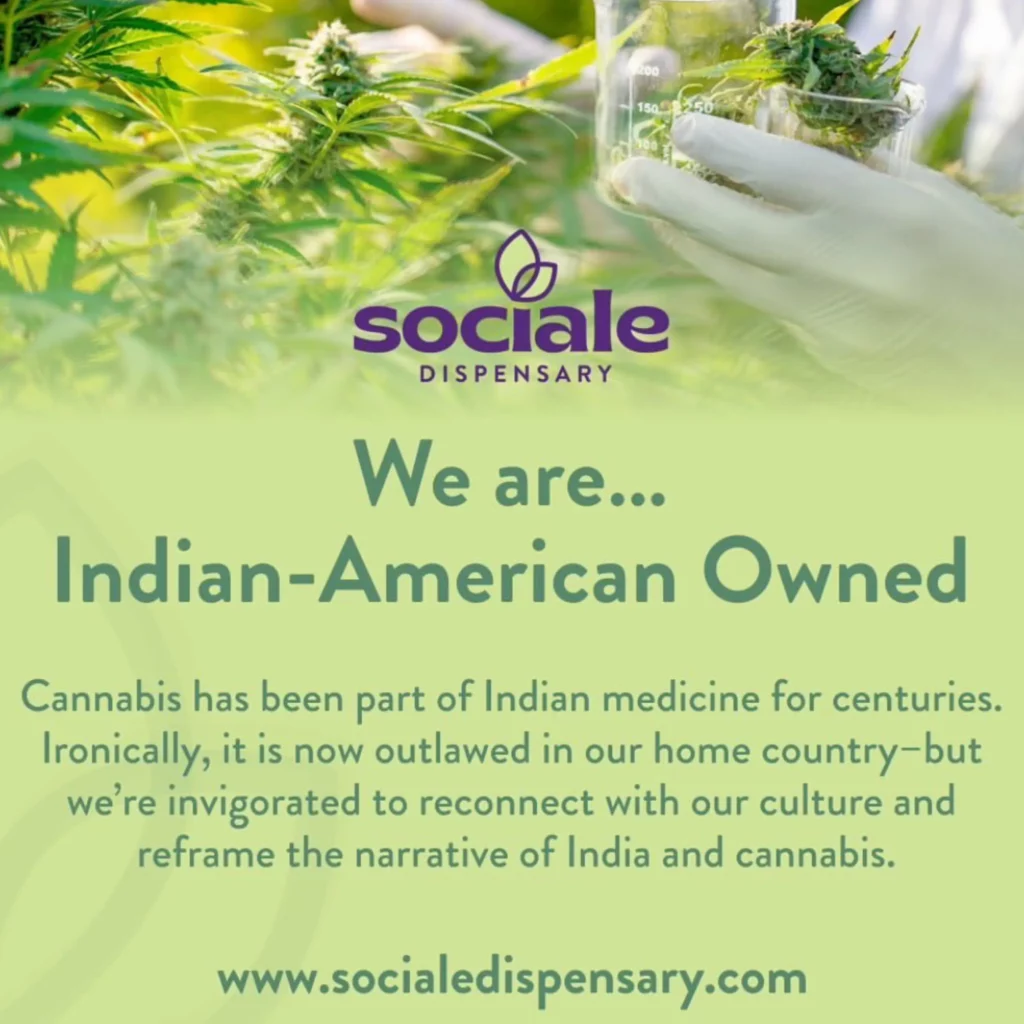 Sociale Cannabis Dispensary in Park Ridge, IL is Indian-American owned.