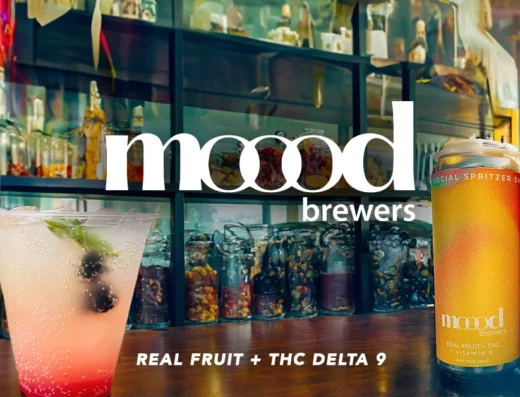 Moood Brewers Pineapple Citrus THC Spritzer beverage