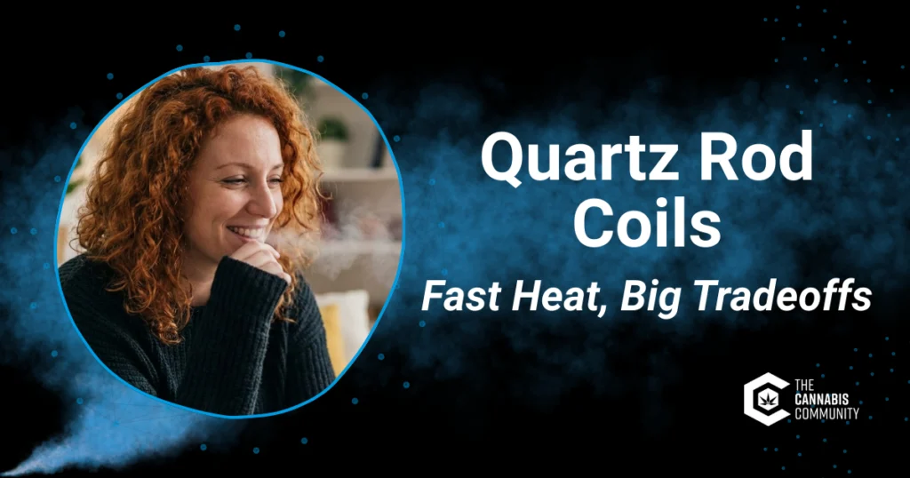 A smiling person with curly red hair is shown next to the text: 